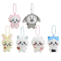New Kawaii Miniso Chiikawa Cartoon Cute Plush Pendant Mini Doll Bag Pendant Couple Keychain Accessory Toys for Girls