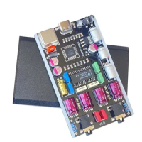 DLHiFi Mini TDA1305DAC Decoder Computer Laptop USB Decode Audio Card Mobile OTG PCM2706 HiFi DAC Type-C Input Dual AUX Output