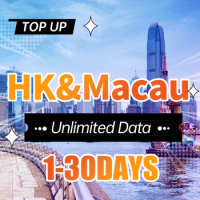 China HongKong Macau Prepaid sim card travel unlimited card support eSIM for iphone No registration