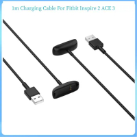 3PCS/LOT USB Charging Cable for Fitbit Inspire 2 Fast Power Cord Bracelet Charger Wire Smart Watch Wireless Charging Cable