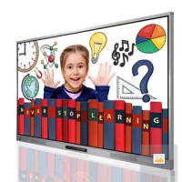 55 65 75 86 98 inch LCD interactive whiteboard touch screen smart board tv