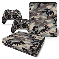 camo patten Console Skin and Xbox One X Controller Skins Set Xbox one X Skin Wrap Decal Sticker