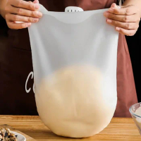 1pc Food Grade Silicone Dough Kneading Bag Silicone Kneading Dough Bag Flour Mixer Bag Versatile Dough for Bread Pastry Pizza
