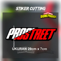 STIKER MOTOR CUTTING PROSTREET BESAR PANJANG 29CM PREMIUM GRADE