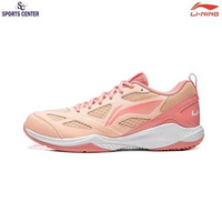 Special Edition New Sepatu Badminton Lining Blast JF LITE AYTU025-5 Brocade Pink / Rouge Peach 35 2/