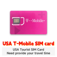 Unlimited call/SMS/data Us prepaid T-Mobile Mobile phone card 4G Internet data card 7-90 day sim card supports esim
