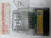 mata bor set drill set mata bor besi kayu plastik set langsung lengkap
