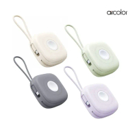 【aircolor】雲朵系六合一 磁吸快充行動電源 10000mAh#極光紫-極光紫