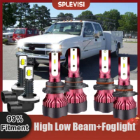 Super Bright High Beam Low Beam Foglight 9005+9006+881 Combination BulbsFor Chevrolet C1500 C2500 C3500 Car Light 9V-36V 48000LM