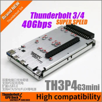 TH3P4G3 Mini GPU Dock Graphics Card Extension Dock External Graphics eGPU TB3/4 USB4 Thunder 3/4 PD 60W 40Gbps w ATX/SFX Bracket