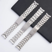Quality Watchband 20mm 22mm Silver Stainless Steel Watch Band For Omega Strap Seamaster 600 Speedmaster Planet Ocean Belt