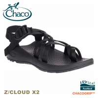 【CHACO 美國 女 Z/CLOUD X2雙織夾腳款 涼鞋《黑》】CH-ZLW04H405/運動涼鞋