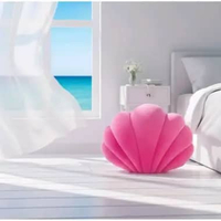 bantal karakter kerang bantal sofa mewah pink
