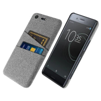 XZ Premium For Sony Xperia XZ Premium Case Fabric Dual Card Phone Cover for Sony Xperia XZ Premium G8141 G8142 5.46" Funda Coque