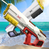 Fully Automatic Repeater Water Gun Beach Summer Outdoor Swimming Pool Adults Electric Water High-pressure Water Gun Toy