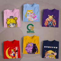 Kaos Basic Tee Pria/wanita Edisi Sailor Moon & Friends