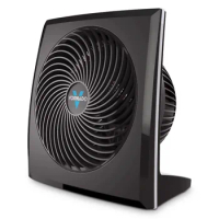Vornado 9" 673 Medium Whole Room Air Circulator Panel Floor Fan, Black