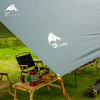 3F UL GEAR Ultralight 210T Silver Coating Ultralight Waterproof Canopy Sunshade for Outdoor Camping Sun Shelter