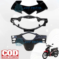 Batok Kepala Depan Belakang + Visor New Absolute Revo 2012 2013 Hitam