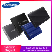 Samsung T9 Shield 500GB 1TB 2TB 4TB T7 portable USB3.2Gen2x2 NVMe SSD External Touch Solid State Drive disco duro externo Type-C