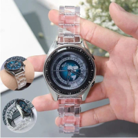 Transparent 20mm 22mm Watch Strap for Huawei Watch gt 2 For Huami Amazfit Bip Band for Samsung Galaxy Watch Active 2 46mm 42mm