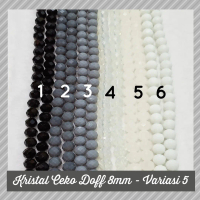 Kristal Ceko Doff 8mm Variasi 5
