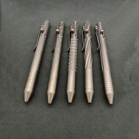 Titanium Tactical Signature Pen Bolt Compression