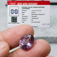 PERMATA COLOR CHANGE SAPPHIRE LOSSTONE BERSERTIFIKAT