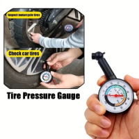 Car Tire Pressure Gauge Tyre Deflation Pointer Auto Tire Inflation Pressure Gauge Measurement High Precision Meter Detector
