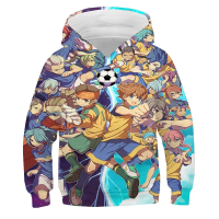 2025 Áo hoodie mới Inazuma Eleven Go cho trẻ em, áo khoác thường ngày, áo len dài tay, áo sweatshirt