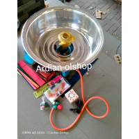 Mesin harum manis listrik dan gas
