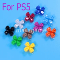 30pcs For PlayStation 5 PS5 Controller Replacement Plastic Crystal Buttons D Pad Driection Key