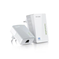 TP-LINK TL-WPA4220KIT 300Mbps+ AV500 Wi-Fi 電力線網路橋接器 雙包組 KIT