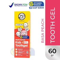 ZP KIDS TOOTH GEL 60 GR | Pasta Gigi Anak, Membersihkan Gigi dan Gusi, Mencegah Bakteri, Non Paraben
