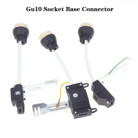 GU10 lampu depan dan Terminal blok/jambatan W kabel dan panjang panjang untuk GU10 asas Halogen Sock