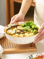 日式酸菜魚盤子大盆碗陶瓷餐具超大號湯碗家用水煮魚肉片專用大碗