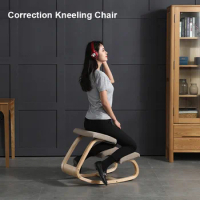 Original Kneeling Chair Stool Ergonomic Correct Posture Computer Chair Anti-Myopia Chair Wooden Home Office Furniture