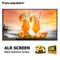 2024 ALR Projector Screen Fabric Black Diamond Ambient Light Rejecting Daylight CLR 4K 8K 3D Projection for Beam Curtain