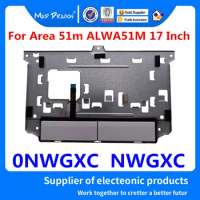 New 0NWGXC NWGXC For Dell Alienware AREA-51M WLWA51M Area 51m R1 Laptop Mouse Buttons And Touchpad Bracket White