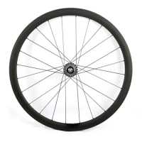Fixed Gear Bike Carbon Fibre Wheelset Lightweight Single Speed Racing Bicycle 20-24H Double Fixie Cogs Hub 40mm Rim Hight