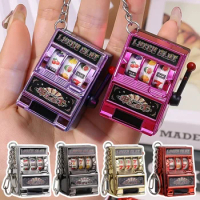 Creative Lucky Jackpot Mini Fruit Slot Retro Machine Arcade Keychain Gifts Educational Toys Operated Games Gambling Machine