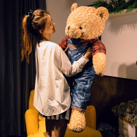 可愛泰迪熊公仔熊毛絨玩具玩偶抱抱熊布娃娃大號床上睡覺抱枕女生