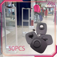 50pcs/Set Hard Tag Alarm Rf 8.2 Mhz Sensor Alarm Tag Baju Dengan Pin Sensor Alarm Toko
