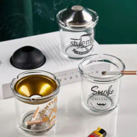 Cute Ashtray Personalized Ashtray Stainless Steel Home Living Room Wind-mounted Anti-fly Ash Pretty Cool Ashtray Funny Ashtray