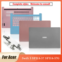 New Original For Acer Swift 3 SF314-57 SF314-57G Laptop LCD Back Cover Front Bezel Hinges Palmrest Bottom Case SF314-57G 14 Inch