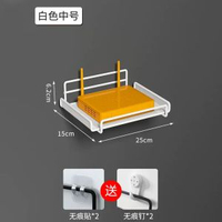 路由器放置架免釘安裝鐵藝置物架家用裝飾架網路裝置機頂盒收納架