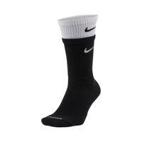 NIKE 襪子 Everyday 男女 黑白 單雙 雙層襪 雙勾 中筒襪 長襪 小腿襪 DD2795-011