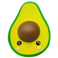 Jumbo Avocado Squishy Cute Slow Rising Soft Squeeze Toy Simulation Sweet Scented Stress Relief for Kid Baby Xmas Gift Toy10*13CM