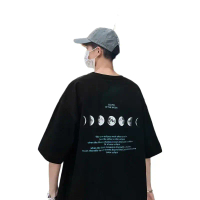 【New T-shirt special in 2024】oversized cotton tshirtAmerican street creative printed Tshirt Unisex,