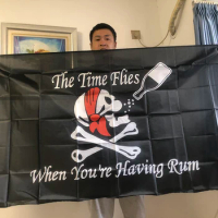 SKY FLAG 90x150cm Large Skull Headband Crossbones Pirates Flag Jolly Roger Roger Hanging With Grommet for decoration